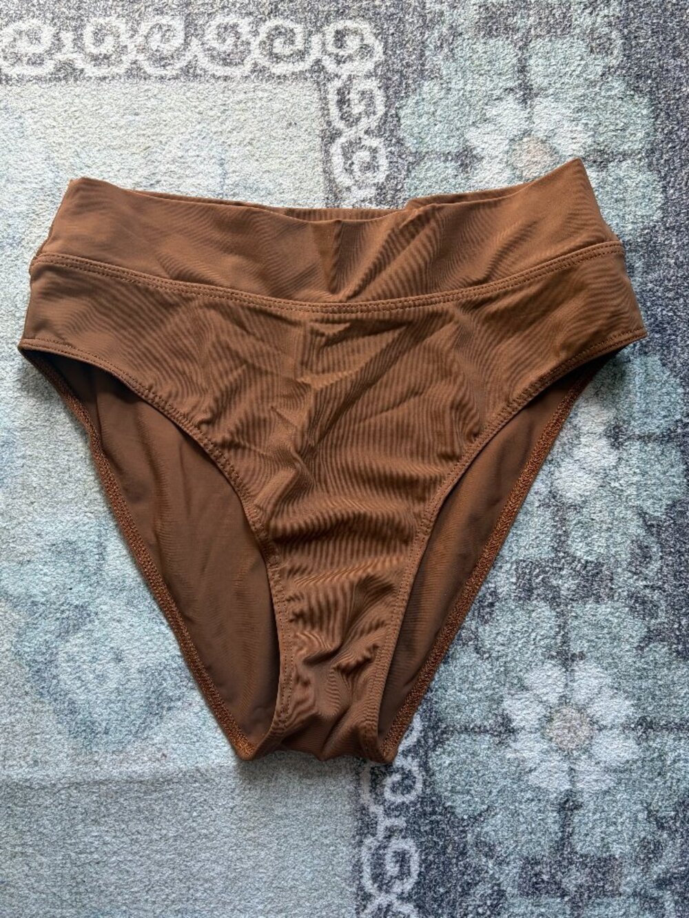 Reformation Kona High Rise Bikini Bottom - Toffee